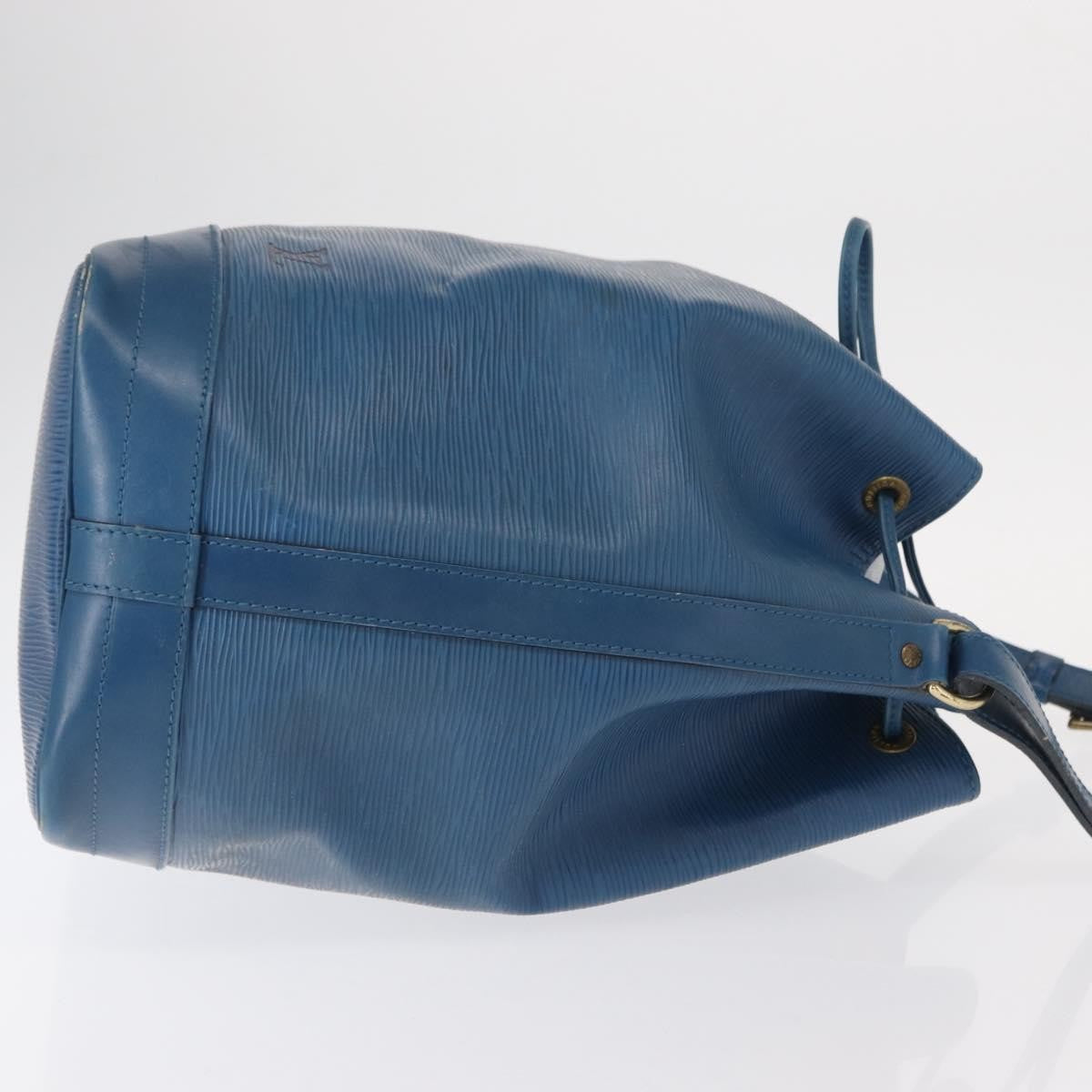 Louis Vuitton Petit Noe NM Handbag Epi Leather, BLUE, LEATHER, Shoulder bag