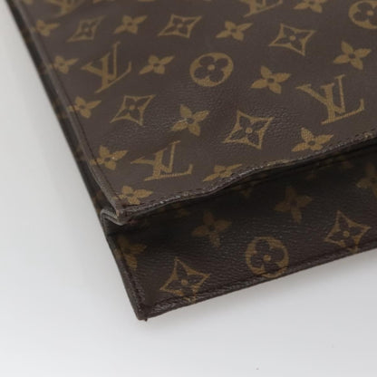 Louis Vuitton Sac Plat Bag Monogram Canvas, BROWN, CANVAS, Tote bag