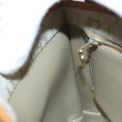 Christian Dior Vintage Honeycomb Shoulder Bag Canvas and Leather, BEIGE, CANVAS, Shoulder bag