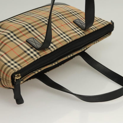 Burberry Nova Check Handbag Nova Check Canvas, BEIGE, CANVAS, Handbag