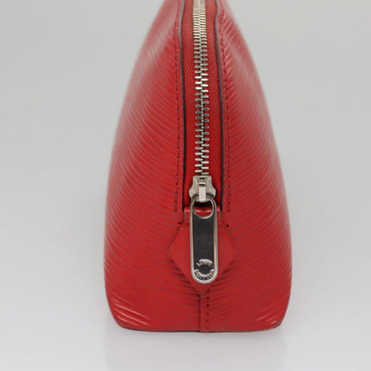 Louis Vuitton Cosmetic Pouch Epi Leather, RED, LEATHER, Clutche & pouche