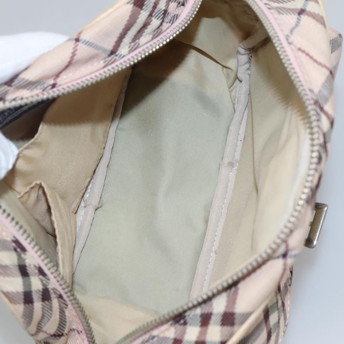 Burberry Nova Check Blue Label Nylon, PINK, NYLON, Shoulder bag