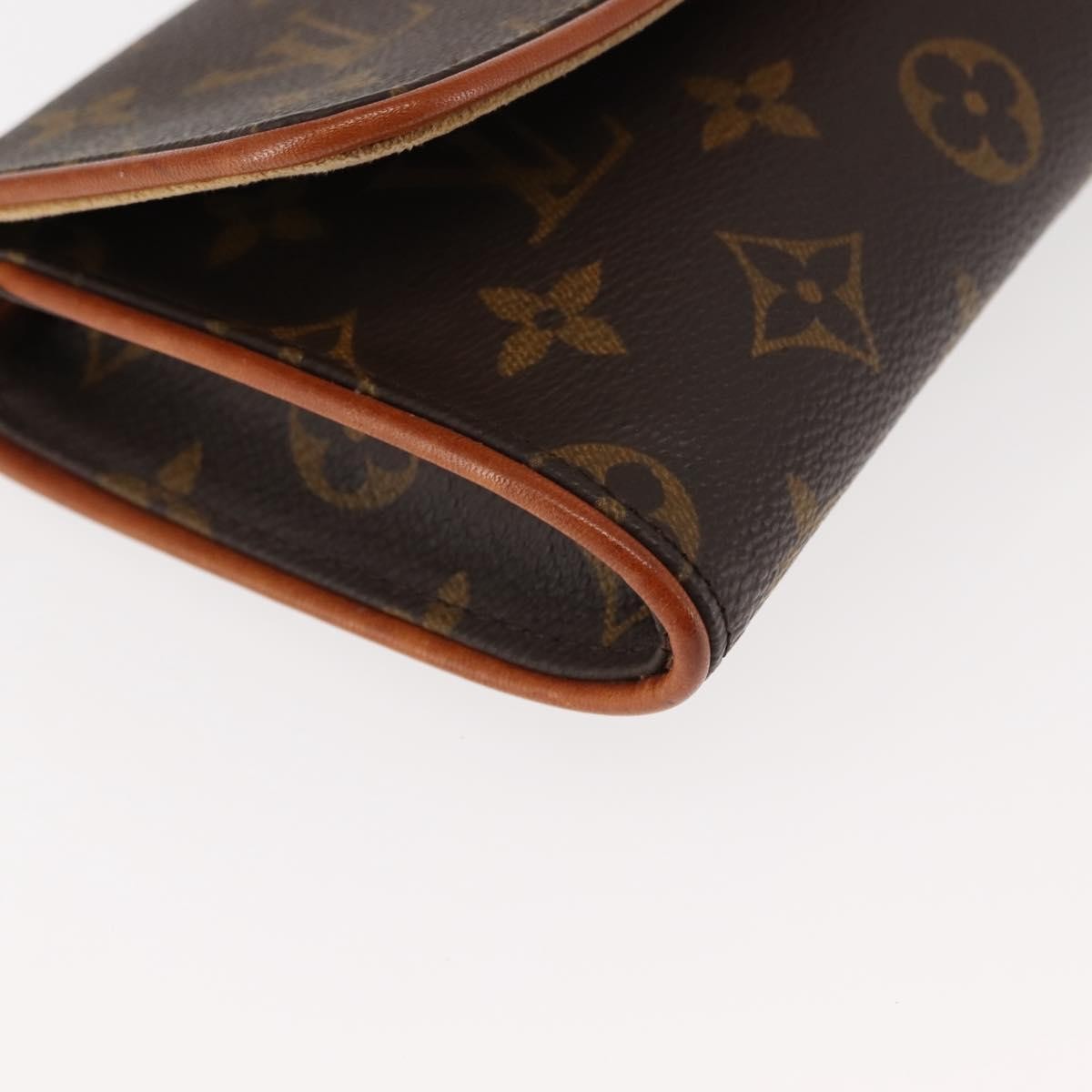 Louis Vuitton Twin Handbag Monogram Canvas, BROWN, CANVAS, Clutche & pouche