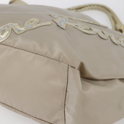 Salvatore Ferragamo Vintage Top handle handbag Nylon, BEIGE, NYLON, Tote bag