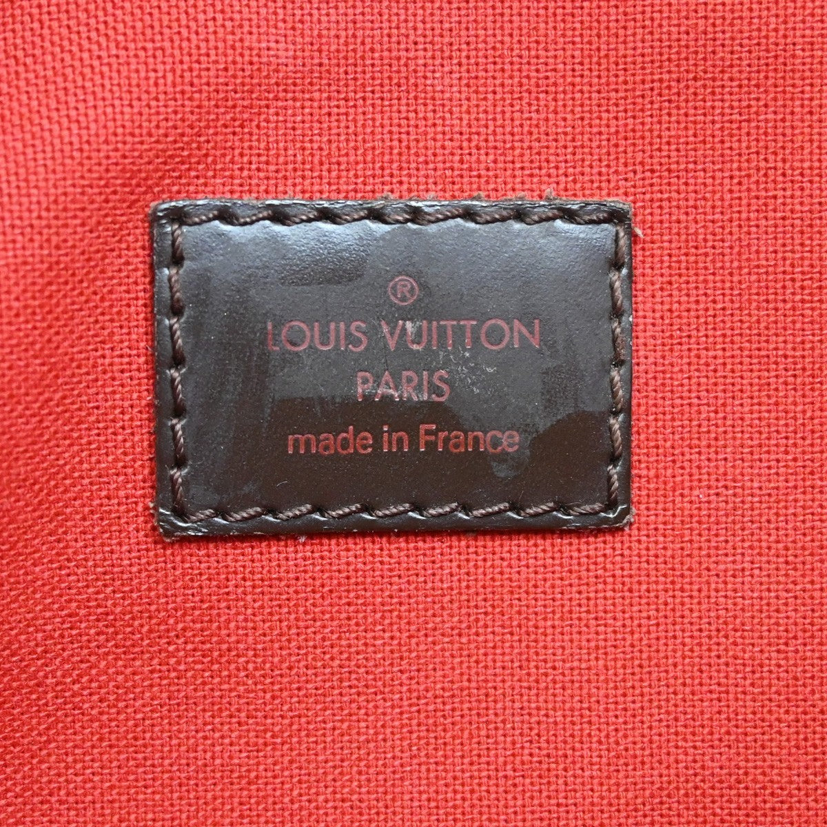 Louis Vuitton Bloomsbury Handbag Damier, BROWN, CANVAS, Shoulder bag