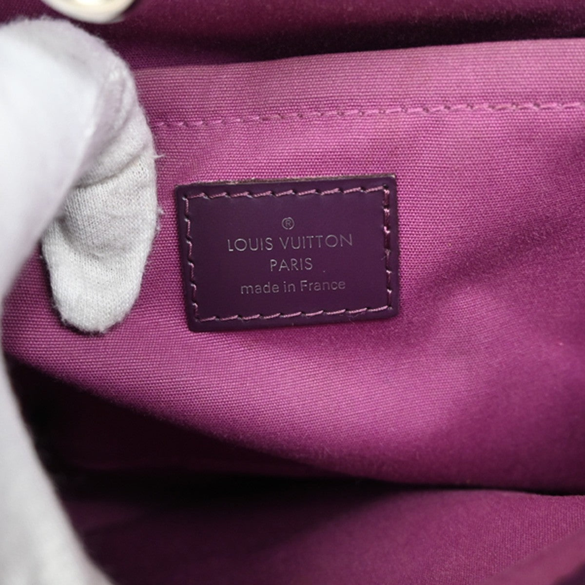 Louis Vuitton Passy Tote Epi Leather, PURPLE, LEATHER, Tote bag