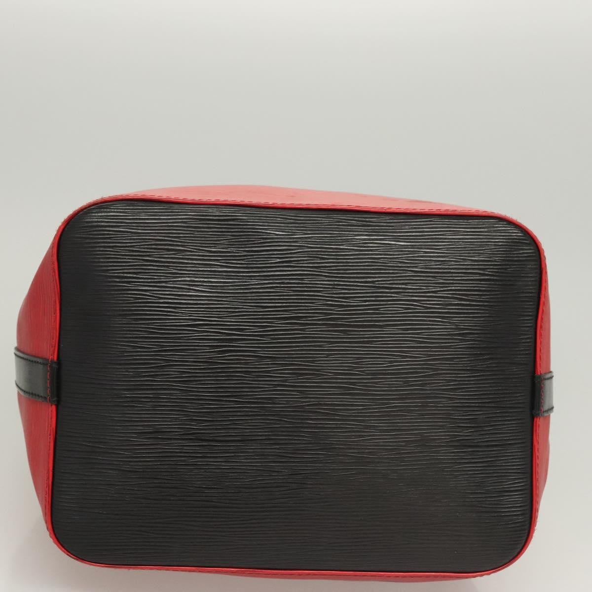 Louis Vuitton Petit Noe Handbag Two Tone Epi Leather, RED, LEATHER, Handbag