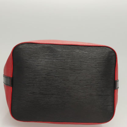 Louis Vuitton Petit Noe Handbag Two Tone Epi Leather, RED, LEATHER, Handbag