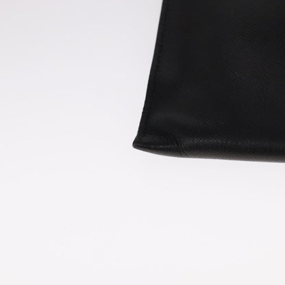Prada Vintage Pouch Leather, BLACK, LEATHER, Clutche & pouche