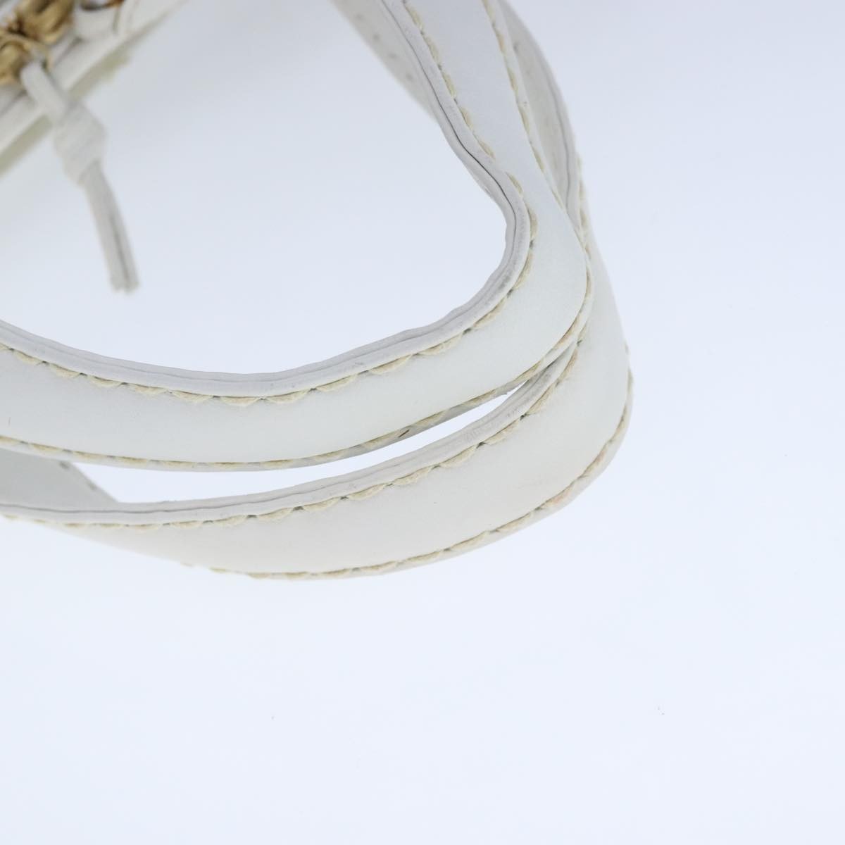 Chanel Surpique Zip Around Satchel Quilted Leather, WHITE, LEATHER, Handbag