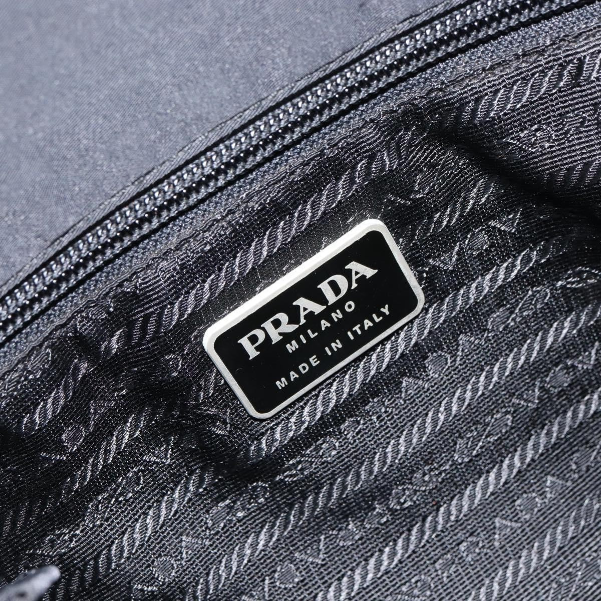 Prada Vintage Tote Tessuto, BLACK, NYLON, Tote bag