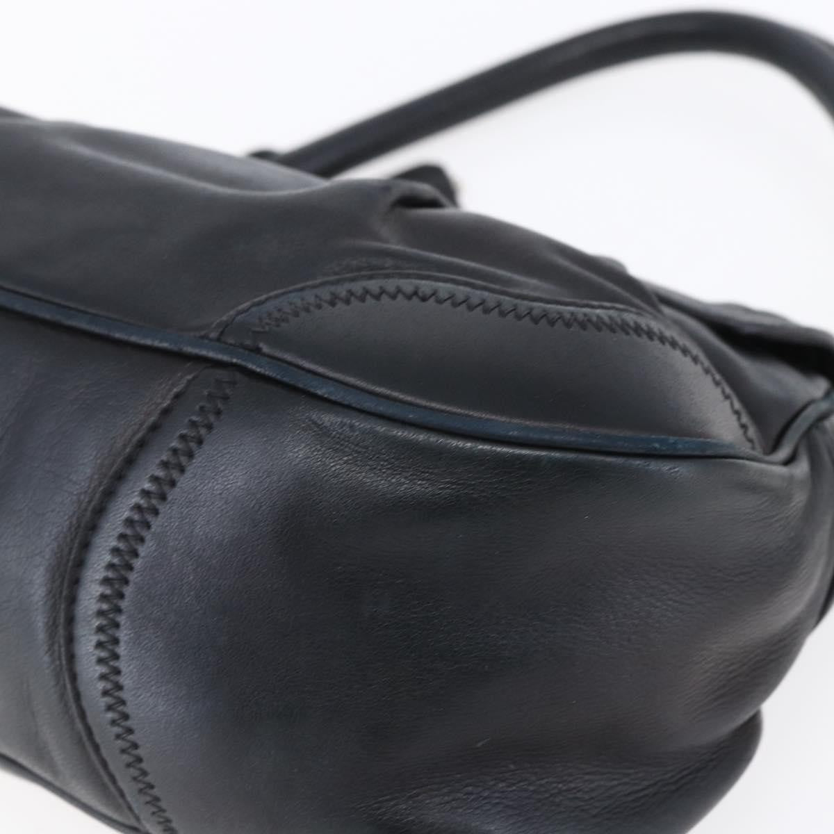 Prada Pushlock Shoulder Bag Leather, BLACK, LEATHER, Shoulder bag