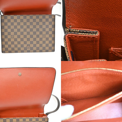 Louis Vuitton Tribeca Handbag Damier, BROWN, CANVAS, Shoulder bag