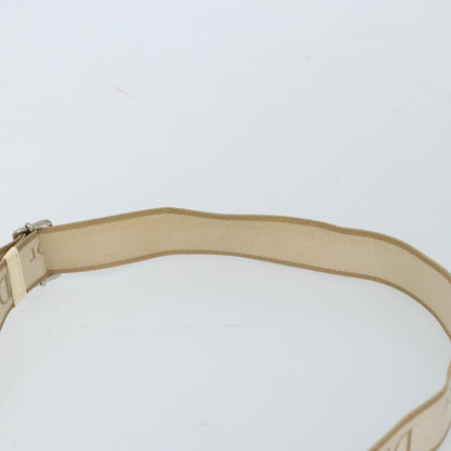 Christian Dior Vintage Crossbody Bag Embroidered Diorissimo Canvas, Beige, Canvas, Shoulder Bag