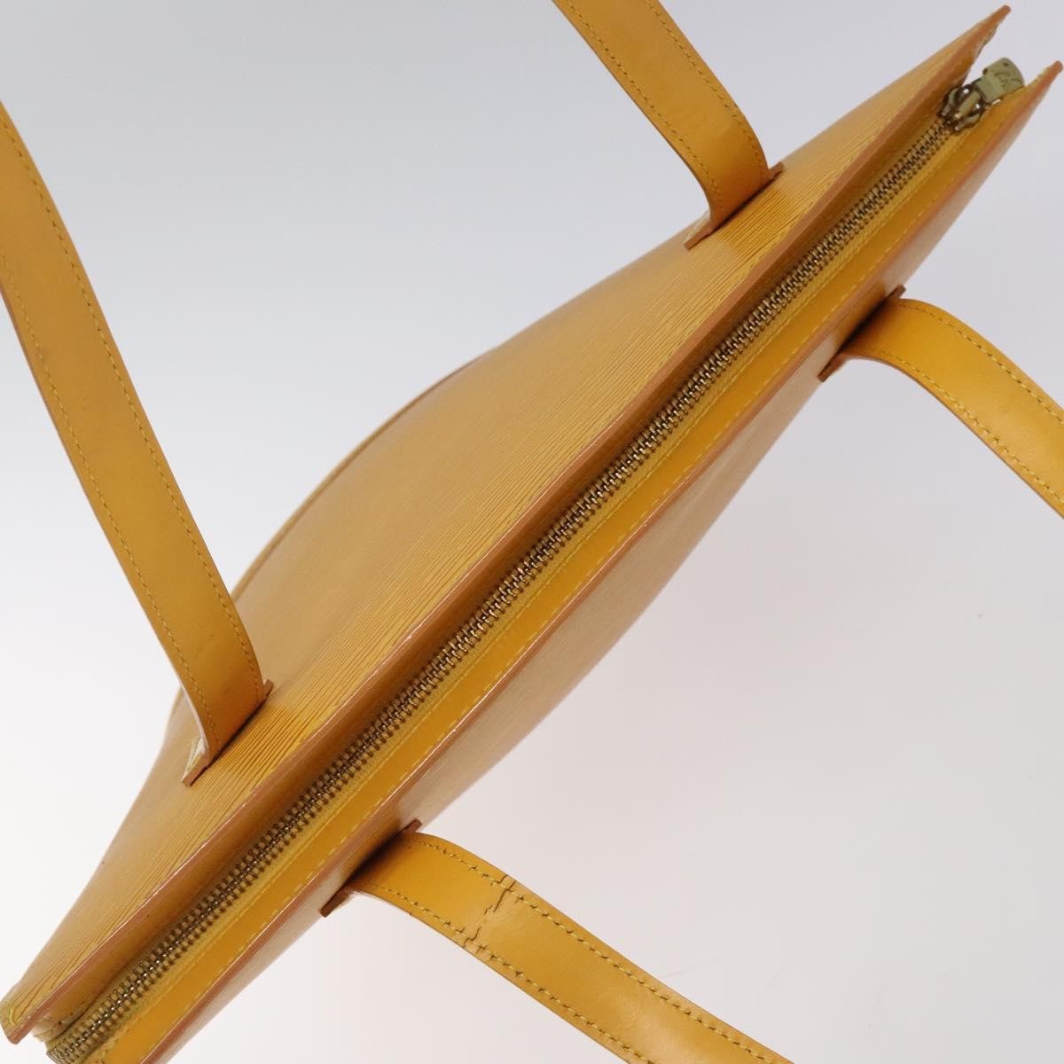 Louis Vuitton Saint Jacques Handbag Epi Leather, YELLOW, LEATHER, Handbag