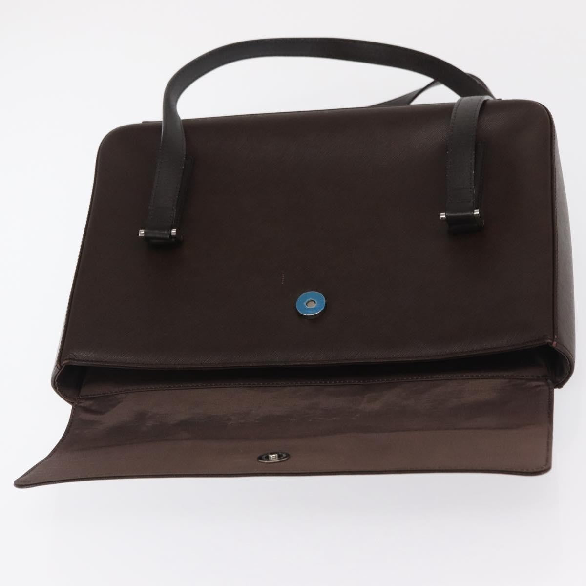 Burberry Vintage Handbag Leather, BROWN, LEATHER, Handbag