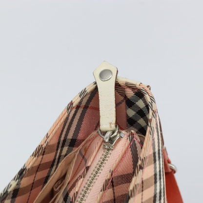 Burberry Nova check Shoulder bag Canvas, PINK, CANVAS, Shoulder bag