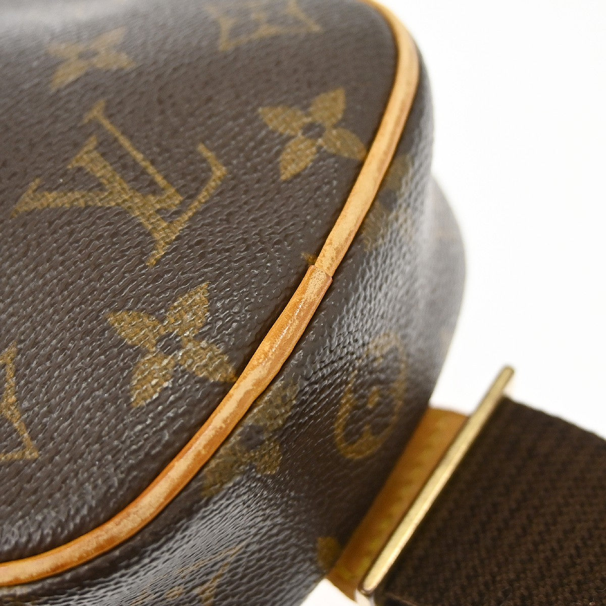Louis Vuitton Pochette Gange Monogram Canvas, Brown, Canvas, Clutch