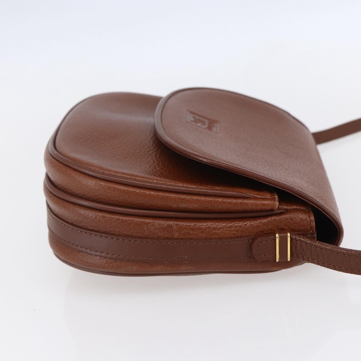 Burberry Vintage Shoulder Bag Leather, BROWN, LEATHER, Shoulder bag