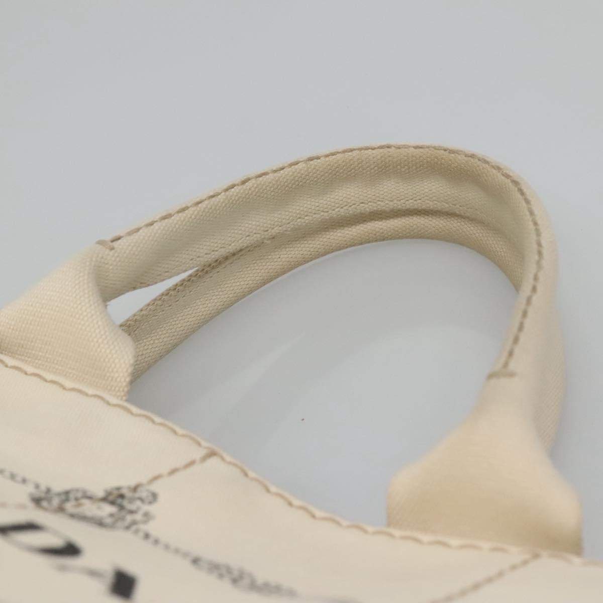 Prada Canapa Tote Canvas, White, Canvas, Tote Bag