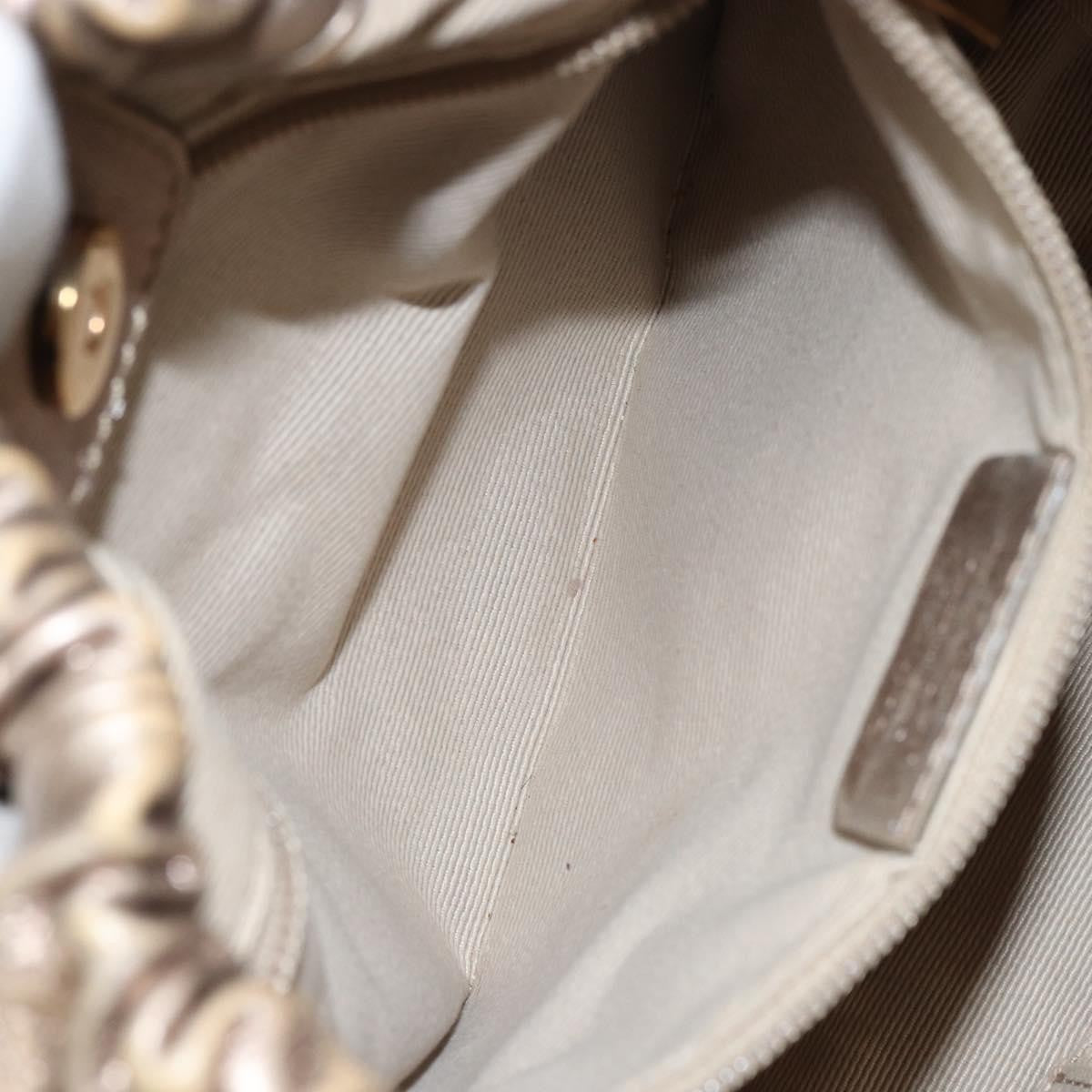 Salvatore Ferragamo Vala Handbag Leather, GOLD, LEATHER, Handbag