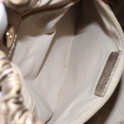 Salvatore Ferragamo Vala Handbag Leather, GOLD, LEATHER, Handbag