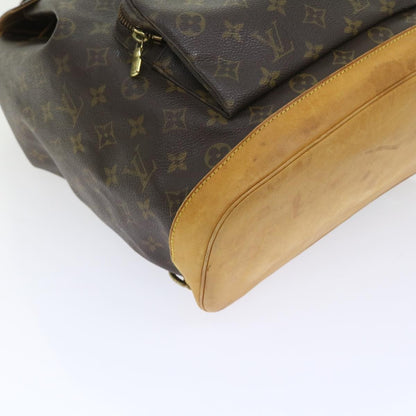 Louis Vuitton Montsouris Backpack Monogram Canvas, BROWN, CANVAS, Backpack
