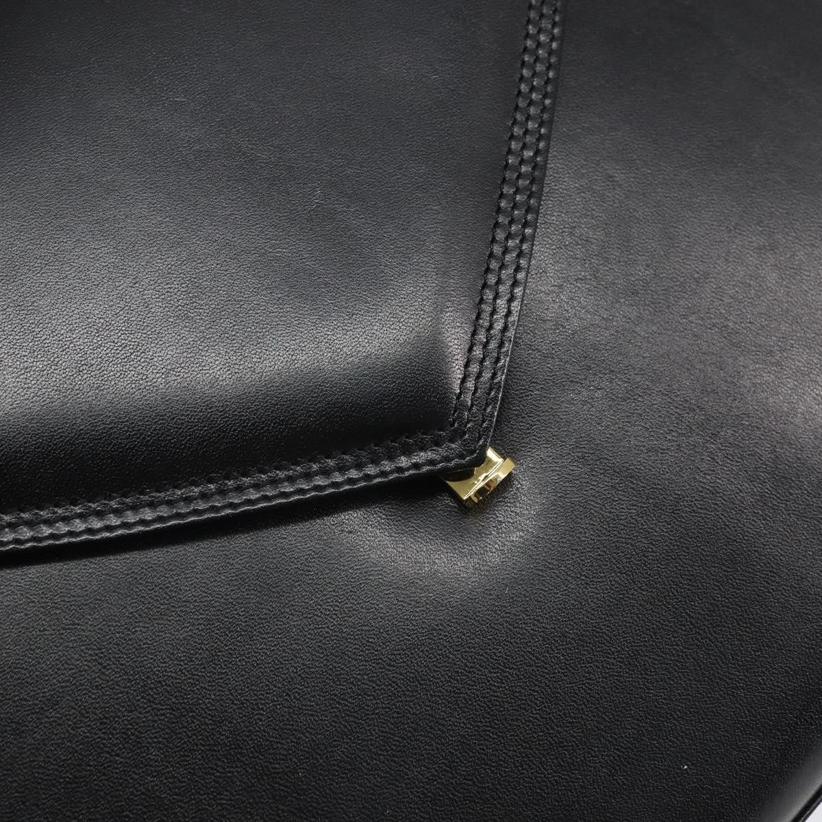 Givenchy Vintage Handbag Leather, BLACK, LEATHER, Handbag