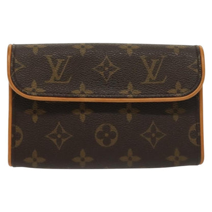 Louis Vuitton Florentine Waist Bag Monogram Canvas, BROWN, CANVAS, Travel bag