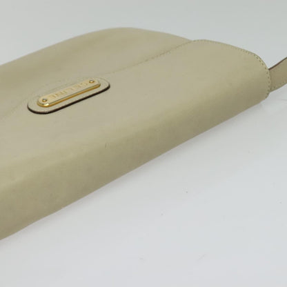 Celine Shoulder Bag Leather, BEIGE, LEATHER, Shoulder bag