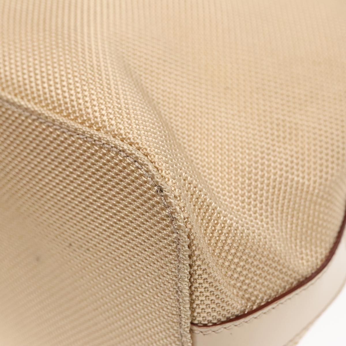Celine Vintage Shoulder Bag Canvas, BEIGE, CANVAS, Shoulder bag