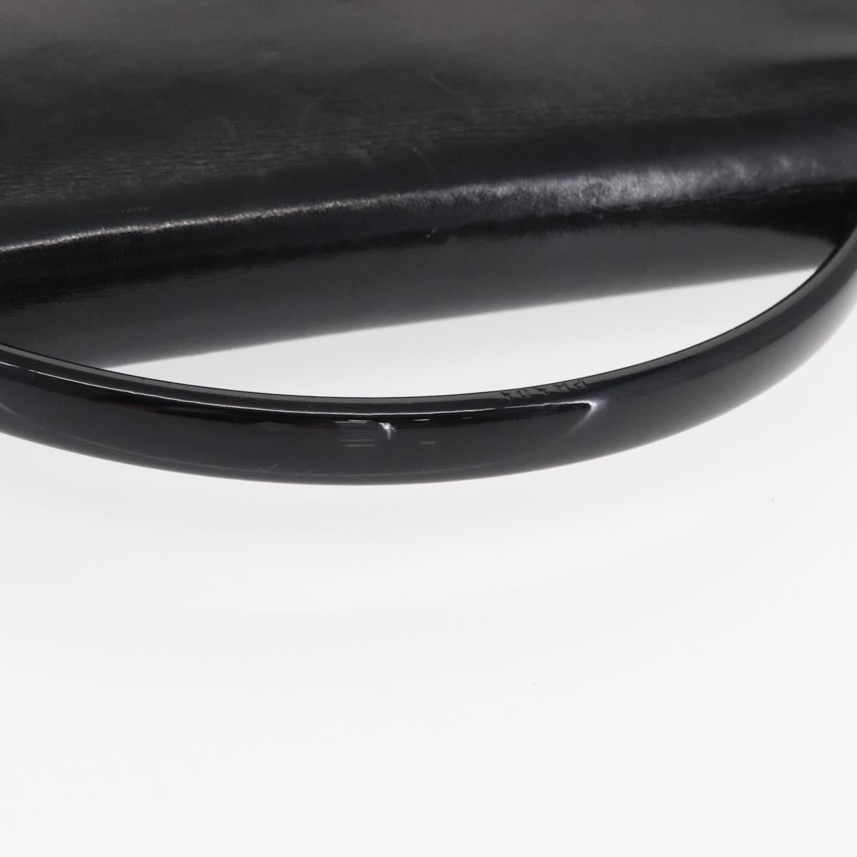 Prada Vintage Handbag Leather, BLACK, LEATHER, Handbag