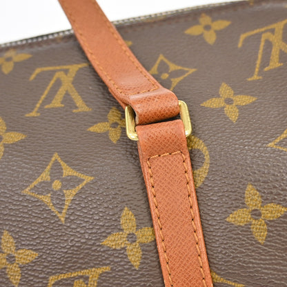 Louis Vuitton Papillon Handbag Monogram Canvas, Brown, Canvas, Handbag