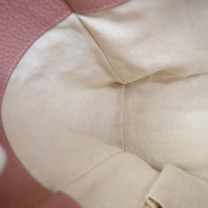 Gucci Swing Tote Leather, PINK, LEATHER, Tote bag
