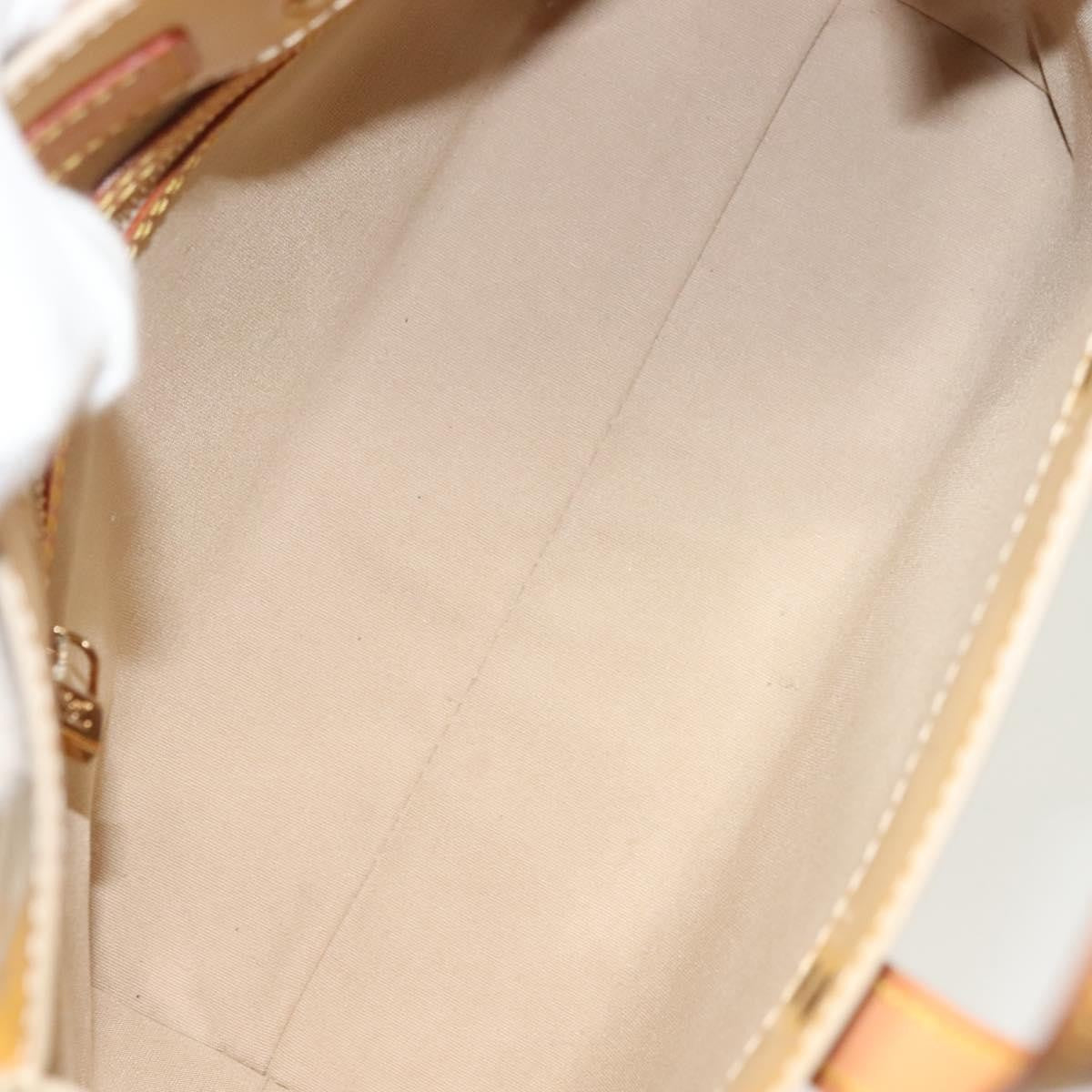 Louis Vuitton Reade Handbag Monogram Vernis, Yellow, Patent Leather, Handbag