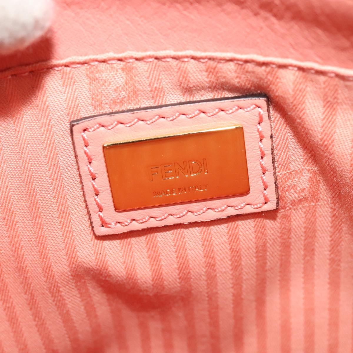 Fendi 2Jours Bag Leather, PINK, LEATHER, Handbag