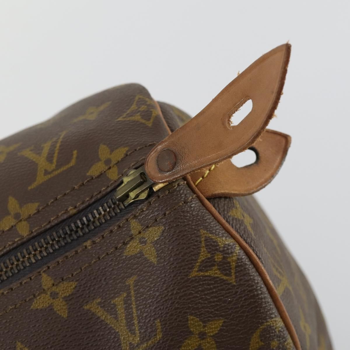Louis Vuitton Speedy Handbag Monogram Canvas, BROWN, CANVAS, Handbag