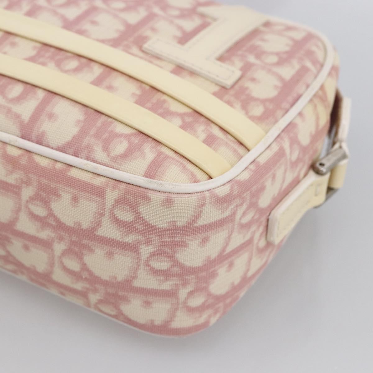 Christian Dior Vintage Crossbody Bag Diorissimo Canvas, PINK, CANVAS, Shoulder bag