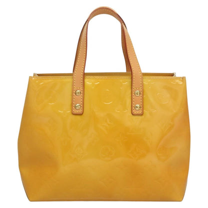 Louis Vuitton Reade Handbag Monogram Vernis, Yellow, Patent Leather, Handbag