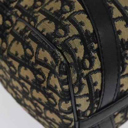 Christian Dior Vintage Trotter Boston Bag Diorissimo Canvas, NAVY, CANVAS, Handbag