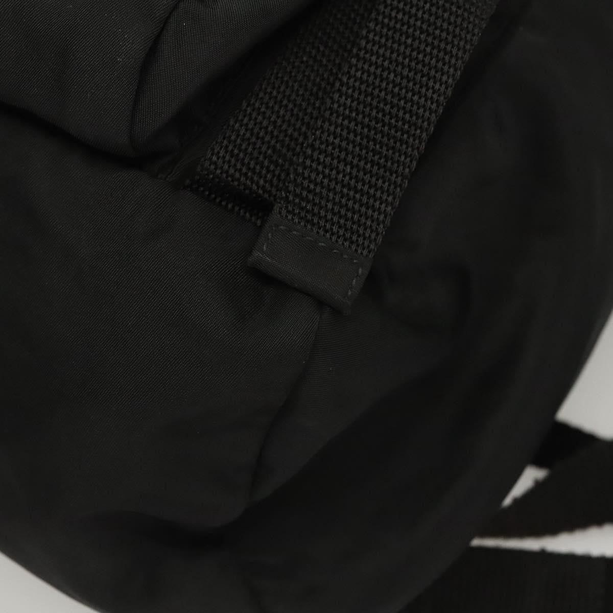 Prada Logo Backpack Tessuto, BLACK, NYLON, Backpack