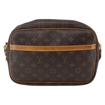 Louis Vuitton Reporter Bag Monogram Canvas, BROWN, CANVAS, Crossbody bag