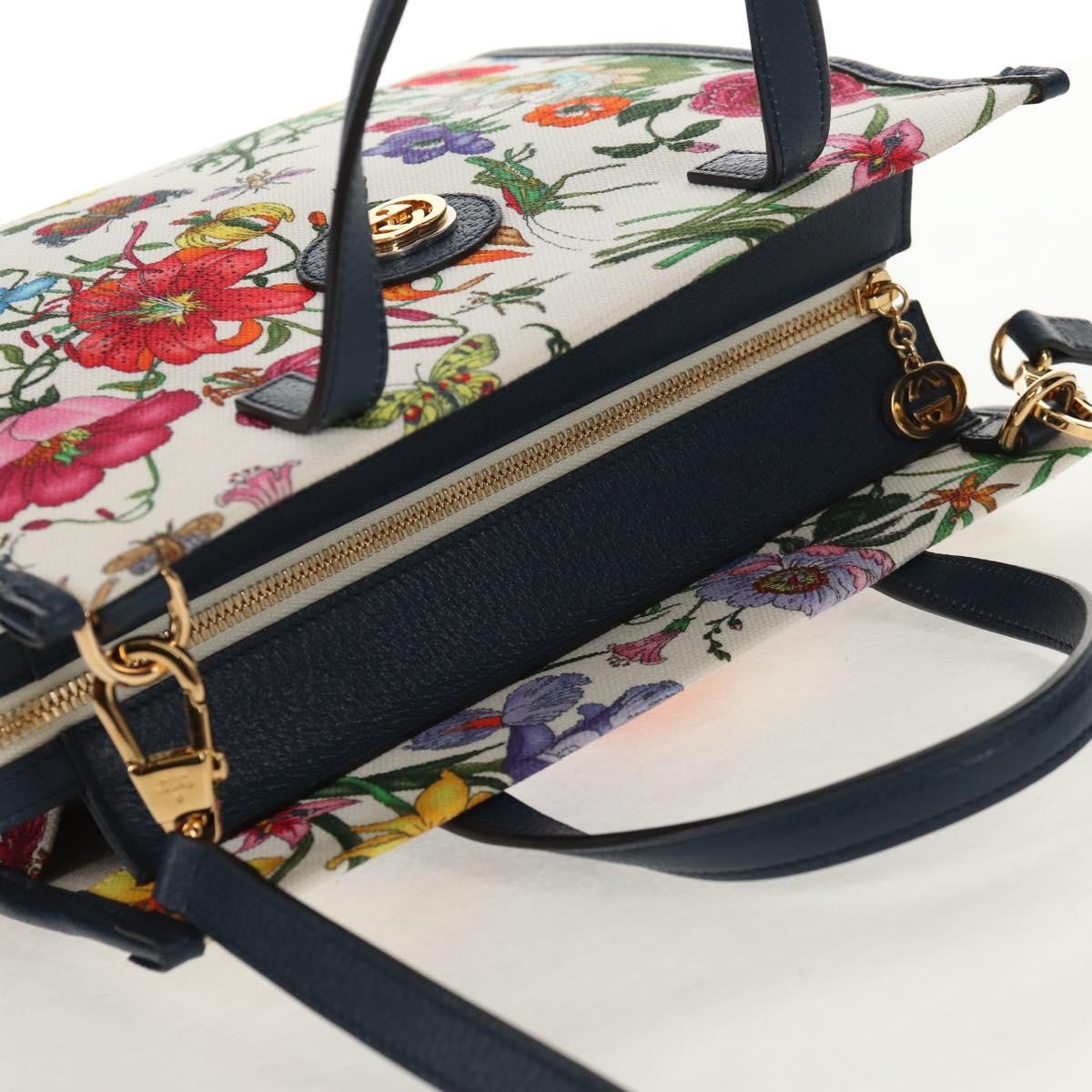Gucci Flora Canvas, Multicolour, Canvas, Tote Bag