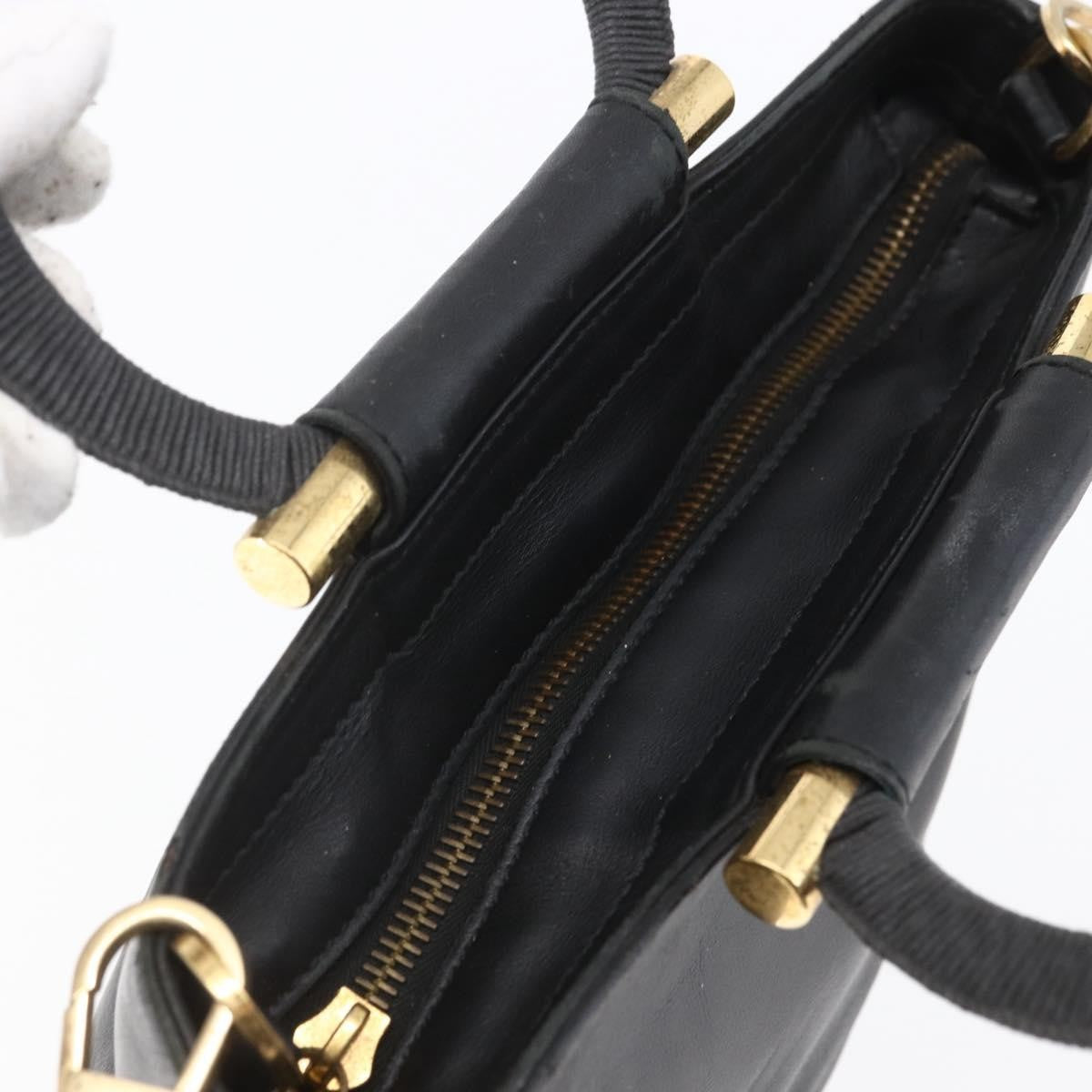 Celine Handbag Leather, BLACK, LEATHER, Handbag