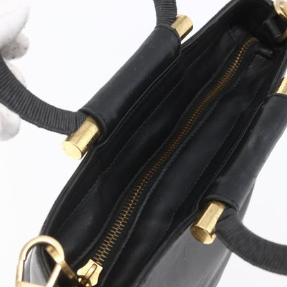 Celine Handbag Leather, BLACK, LEATHER, Handbag