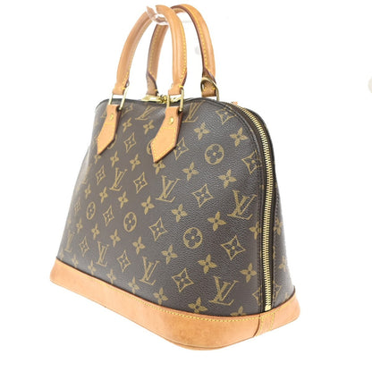Louis Vuitton Alma Handbag Monogram Canvas, BROWN, CANVAS, Handbag