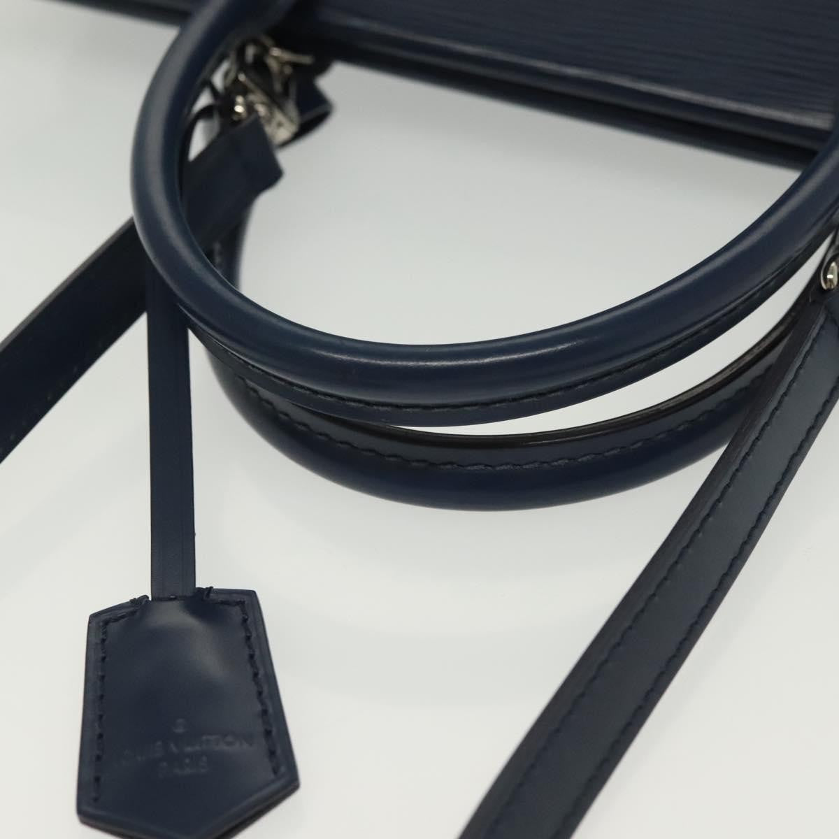 Louis Vuitton Marly Handbag Epi Leather, NAVY, LEATHER, Handbag