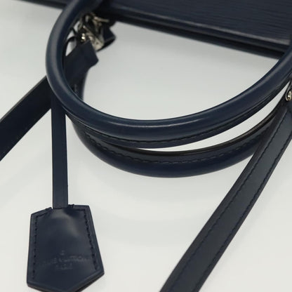 Louis Vuitton Marly Handbag Epi Leather, NAVY, LEATHER, Handbag