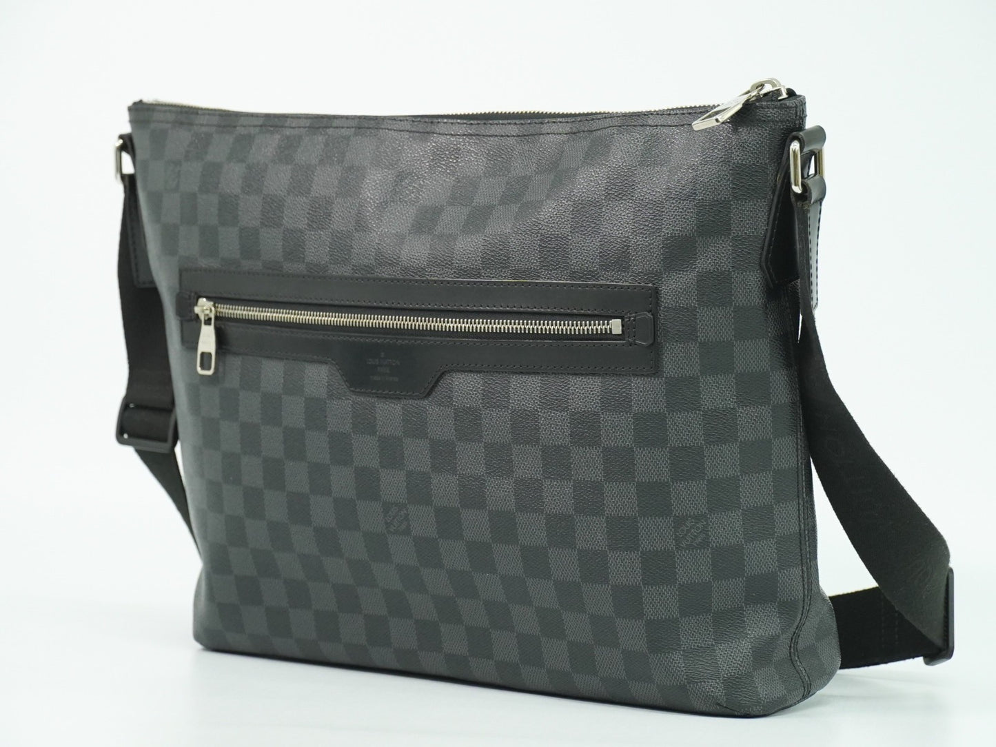 Louis Vuitton Mick Messenger Bag Damier Graphite, BLACK, CANVAS, Shoulder bag