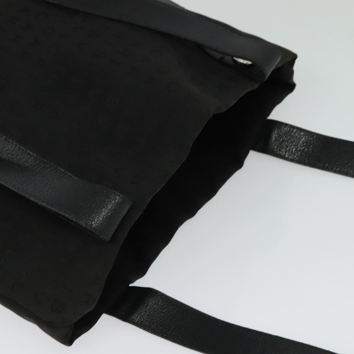 Bvlgari B.Zero1 Logomania Bag Canvas with Leather, BLACK, CANVAS, Tote bag